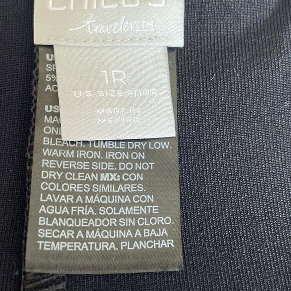 Chico's Black Wide Leg Women's Pants - Picture 2 of 5